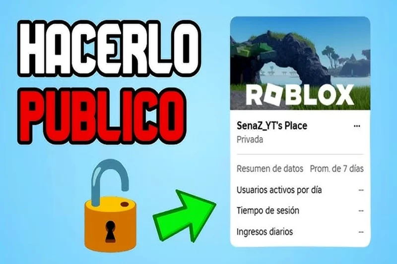Cómo publicar un juego en Roblox y hacerlo público paso a paso